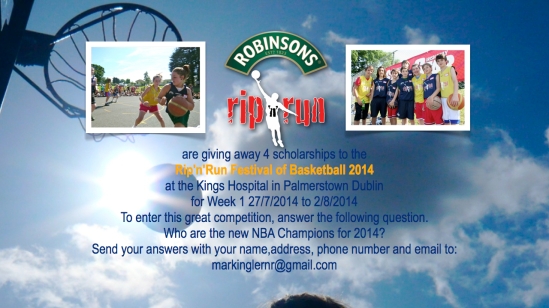RipnRun Basketball-Win scholarships to the Rip'n'Run Festival of Basketball-photoTony St Ledger.